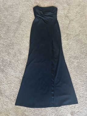 Windsor | Dresses | Windsor Kaia Strapless High Slit Formal Dress | Poshmark